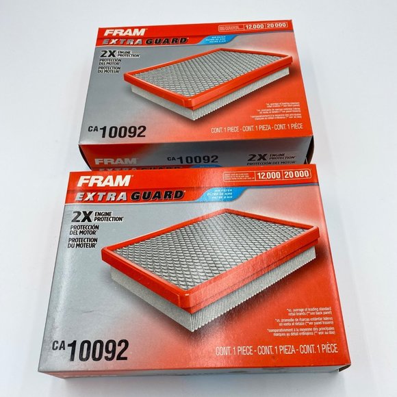 Fram Extra Guard CA10092 Air Filters Qty 2 NEW UPC 0910053068 - Picture 1 of 5